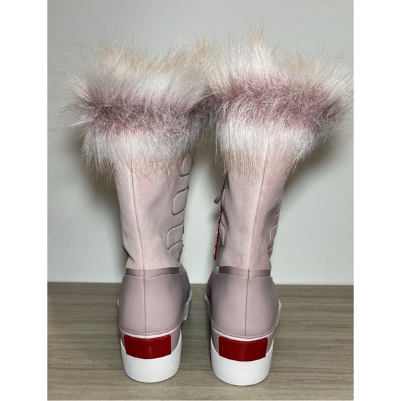 NEW Sorel Joan of Arctic Next Boots faux fur Pink Size 10 - Picture 4 of 13